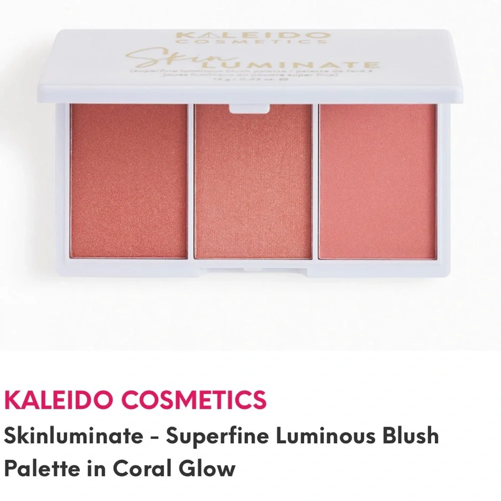 KALEIDO COSMETICS SKIN LUMINATE - SUPERFINE LUMINOUS BLUSH PALETTE NEW